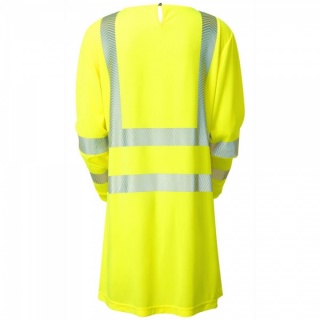 Leo Workwear MT01-Y ISO 20471 Class 3 Coolviz Plus Modesty Tunic Yellow